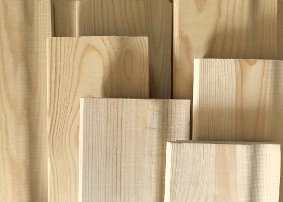 FSC certified Scandinavian redwood timber